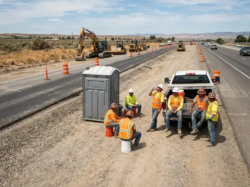 highway-road-construction-crew-007 — frequently asked questions, Porta Potty and Restroom Rentals in Brookland, AR
